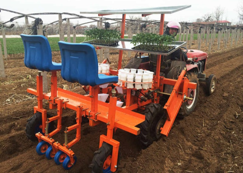 小型拖挂式移栽机